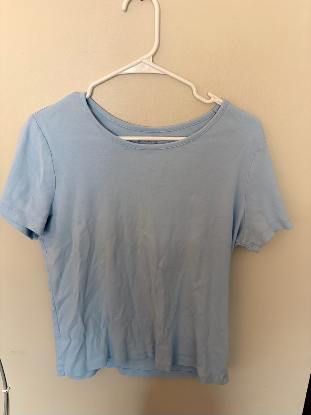 Classic Light Blue Short Sleeve Women's Tee